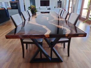 Epoxy river table 3D