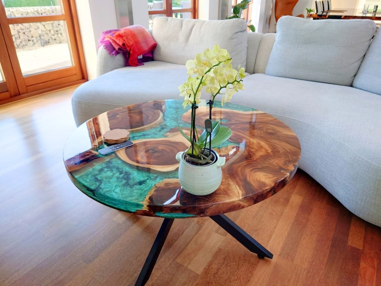 Epoxy coffe table